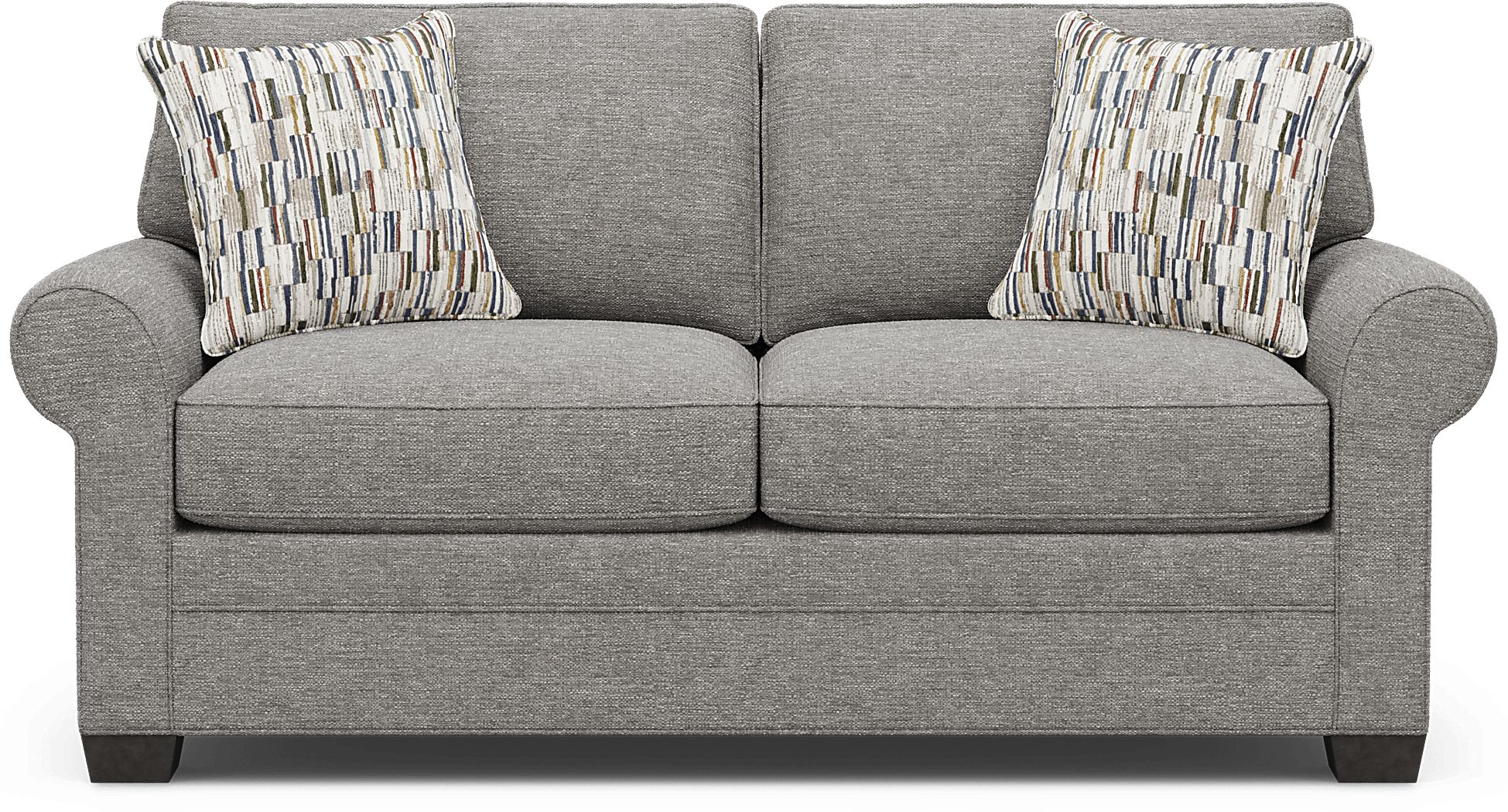 Bellingham Gray Textured Loveseat
