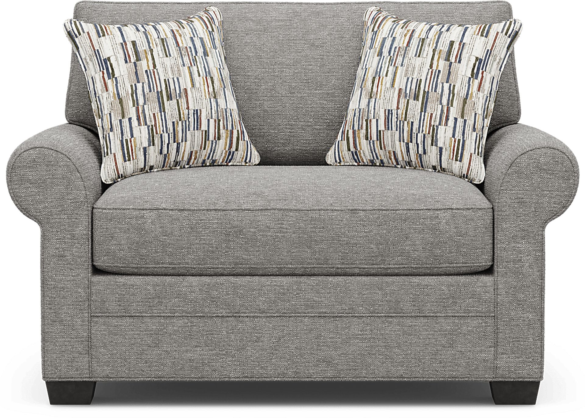 Bellingham Gray Textured Sleeper Chair - Image 2