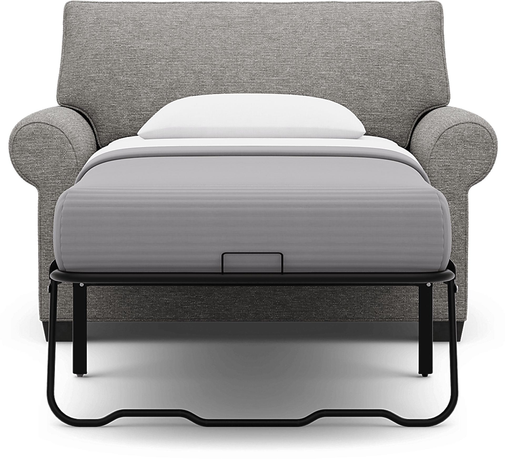 Bellingham Gray Textured Sleeper Chair - Image 5