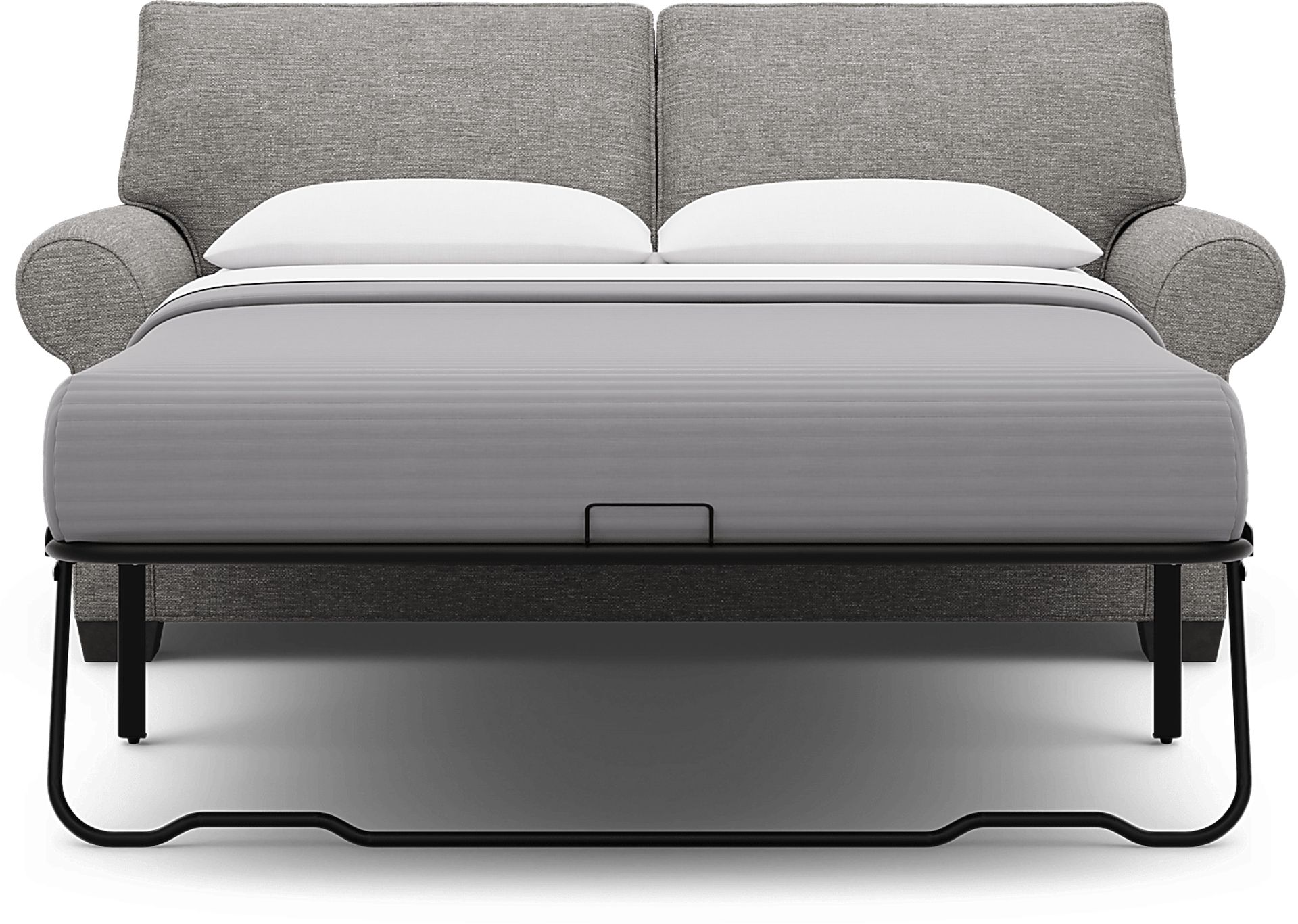 Bellingham Gray Textured Sleeper Loveseat - Image 5