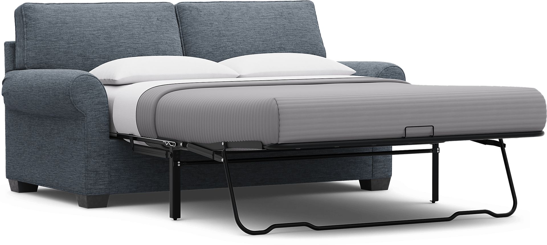 Bellingham Indigo Sleeper Apartment Sofa - Image 3