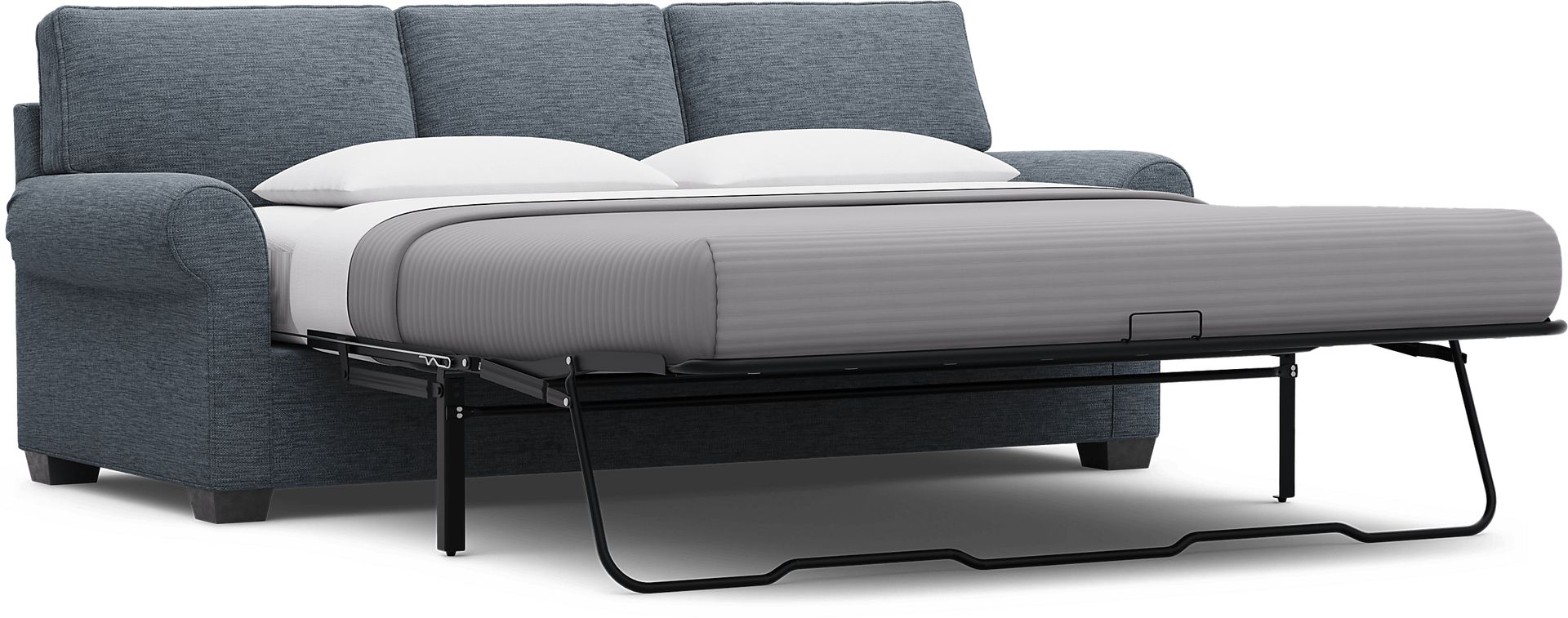 Bellingham Indigo 7 Pc Living Room with Sleeper Sofa - Image 4