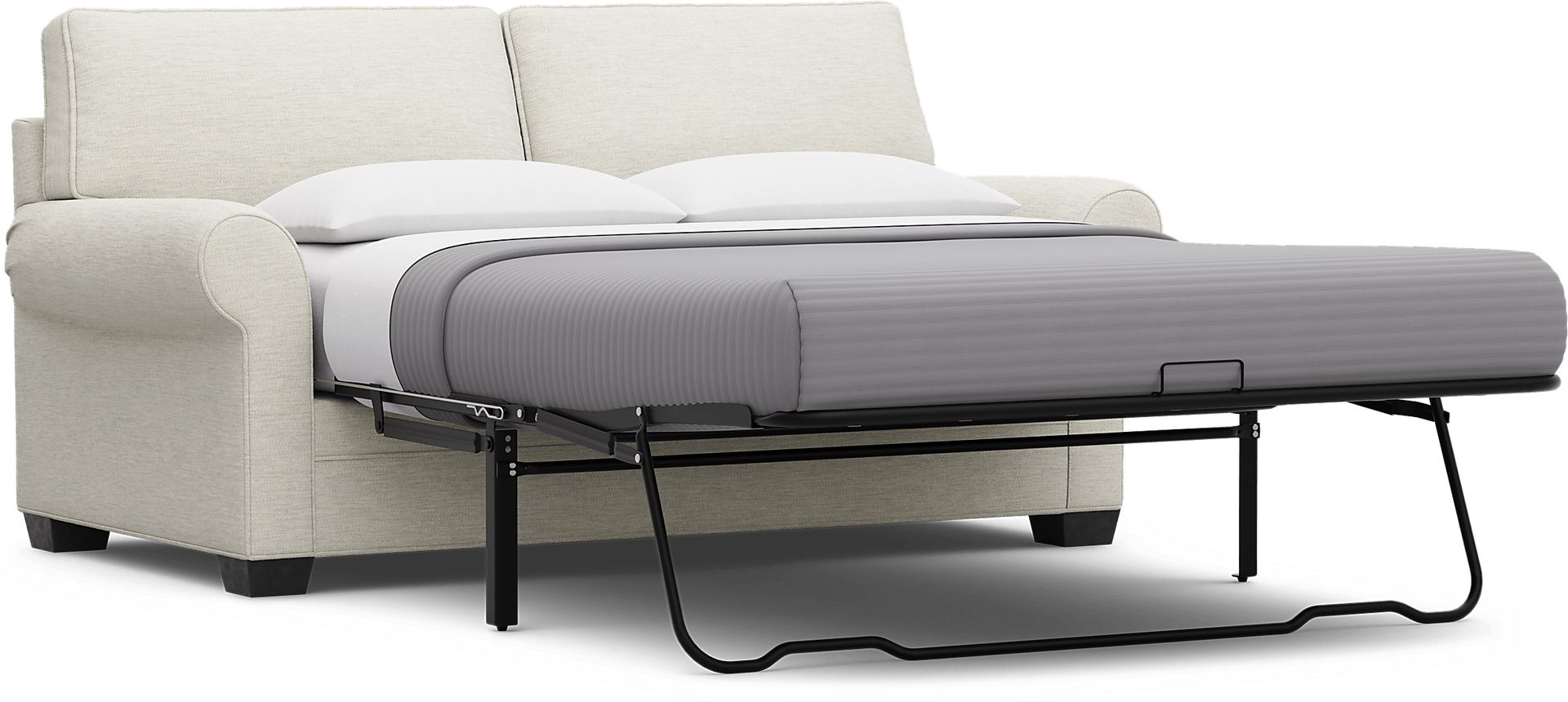 Bellingham Ivory Gel Foam Sleeper Loveseat - Image 2
