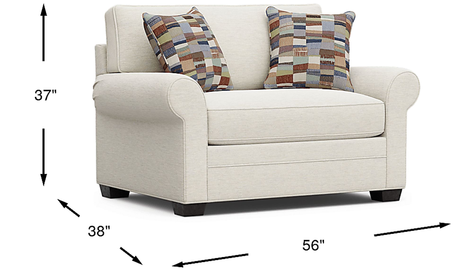 Dimension Image. Please refer to the Dimension Tab on this page for dimension details.