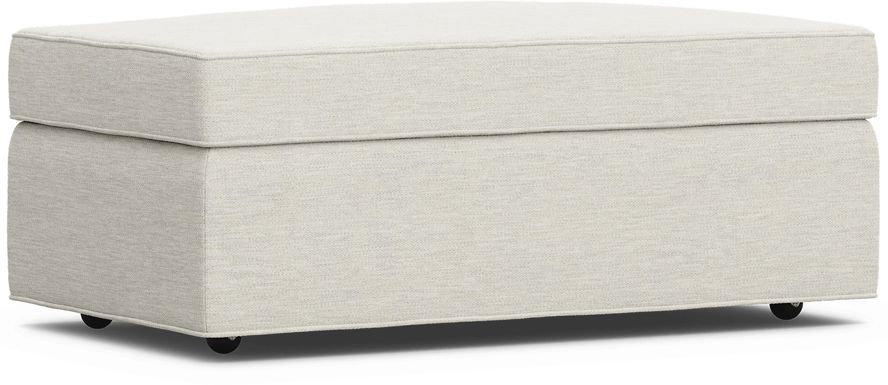 Bellingham Ivory Storage Ottoman