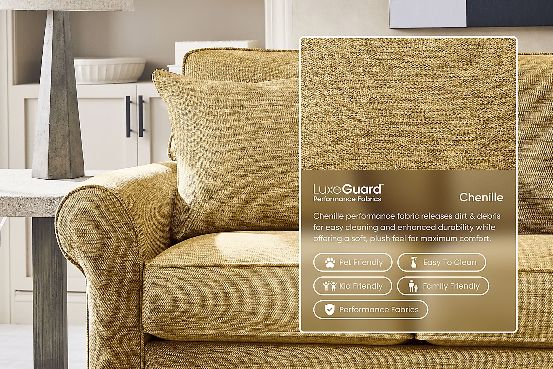 Bellingham Maize Sleeper Loveseat - Image 2