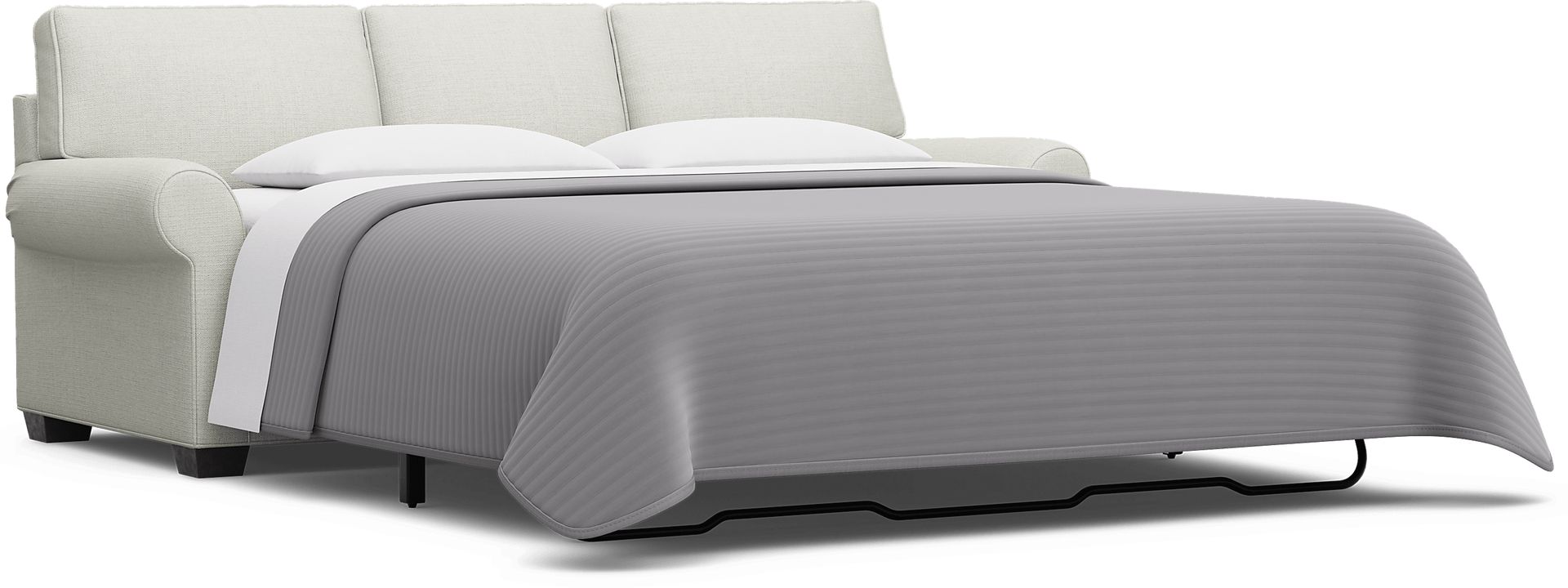 Bellingham Off-White Textured Gel Foam Sleeper Sofa - Image 2