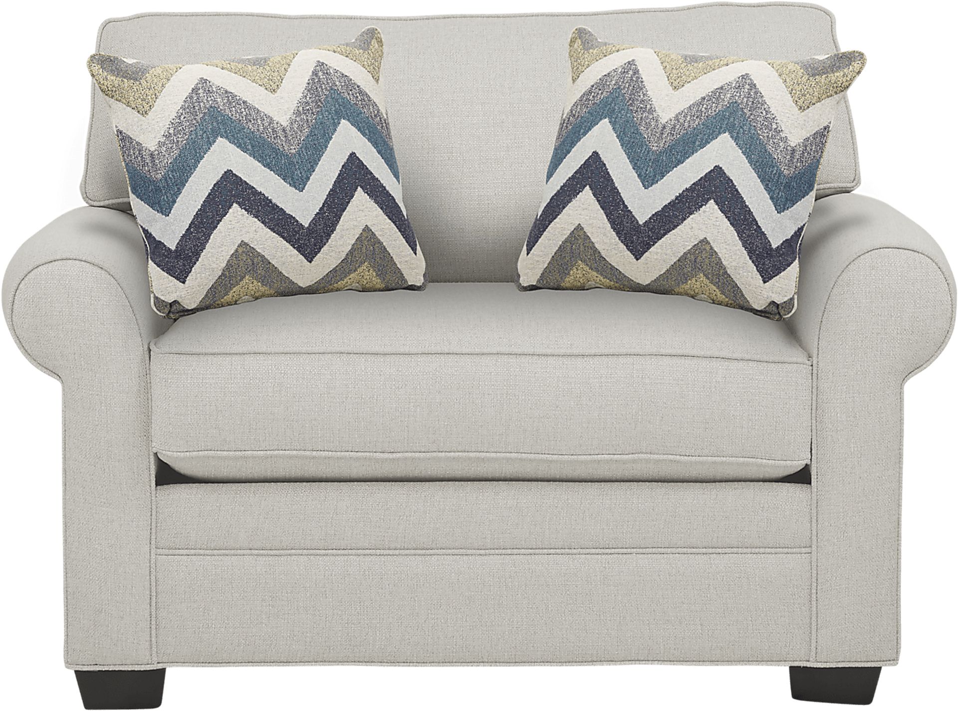 Bellingham Off-White Textured Sleeper Chair - Image 3