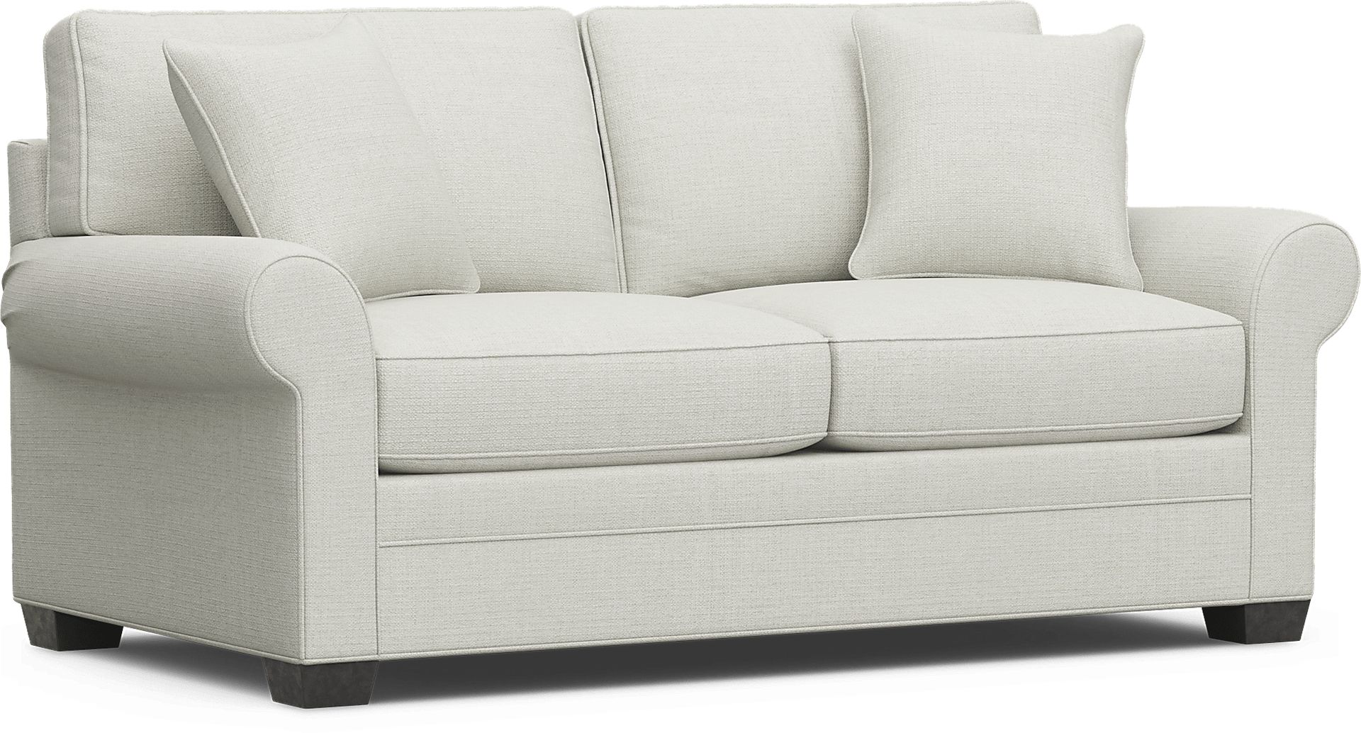 Bellingham Off-White Textured Sleeper Loveseat - Image 3