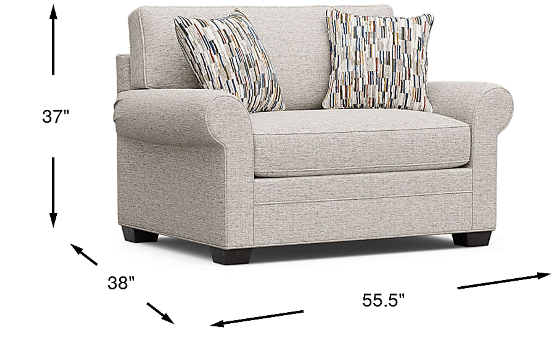 Dimension Image. Please refer to the Dimension Tab on this page for dimension details.