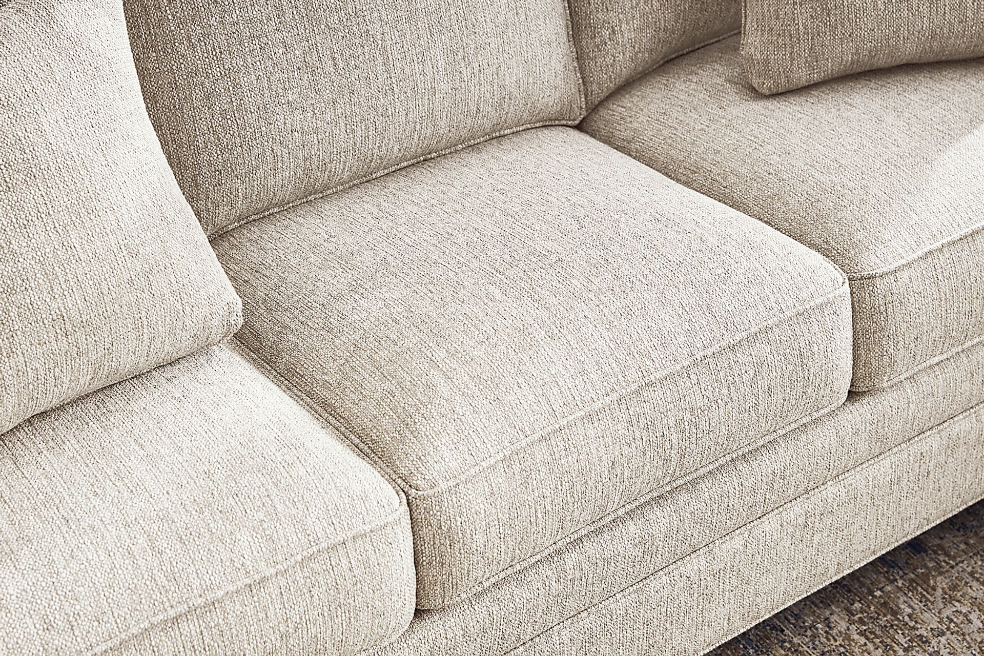 Bellingham Pebble Textured 7 Pc Living Room with Gel Foam Sleeper Sofa - Image 12