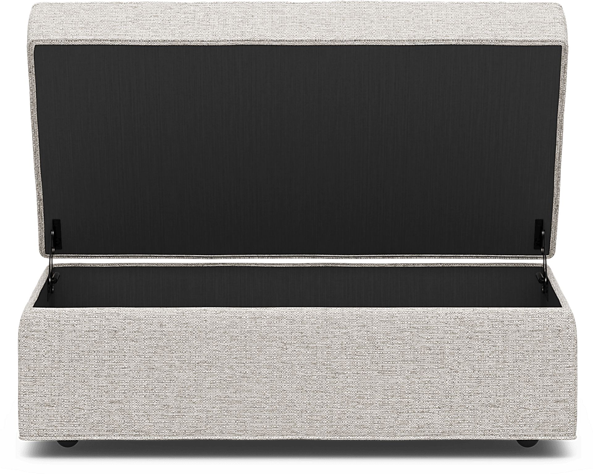 Bellingham Pebble Textured Storage Ottoman - Image 3