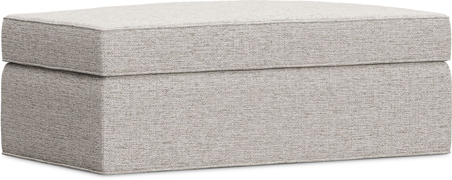 Bellingham Pebble Textured Storage Ottoman - Image 1