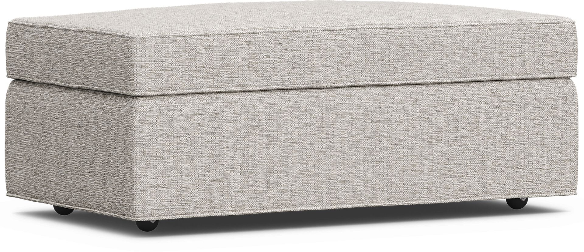 Bellingham Pebble Textured Storage Ottoman - Image 1
