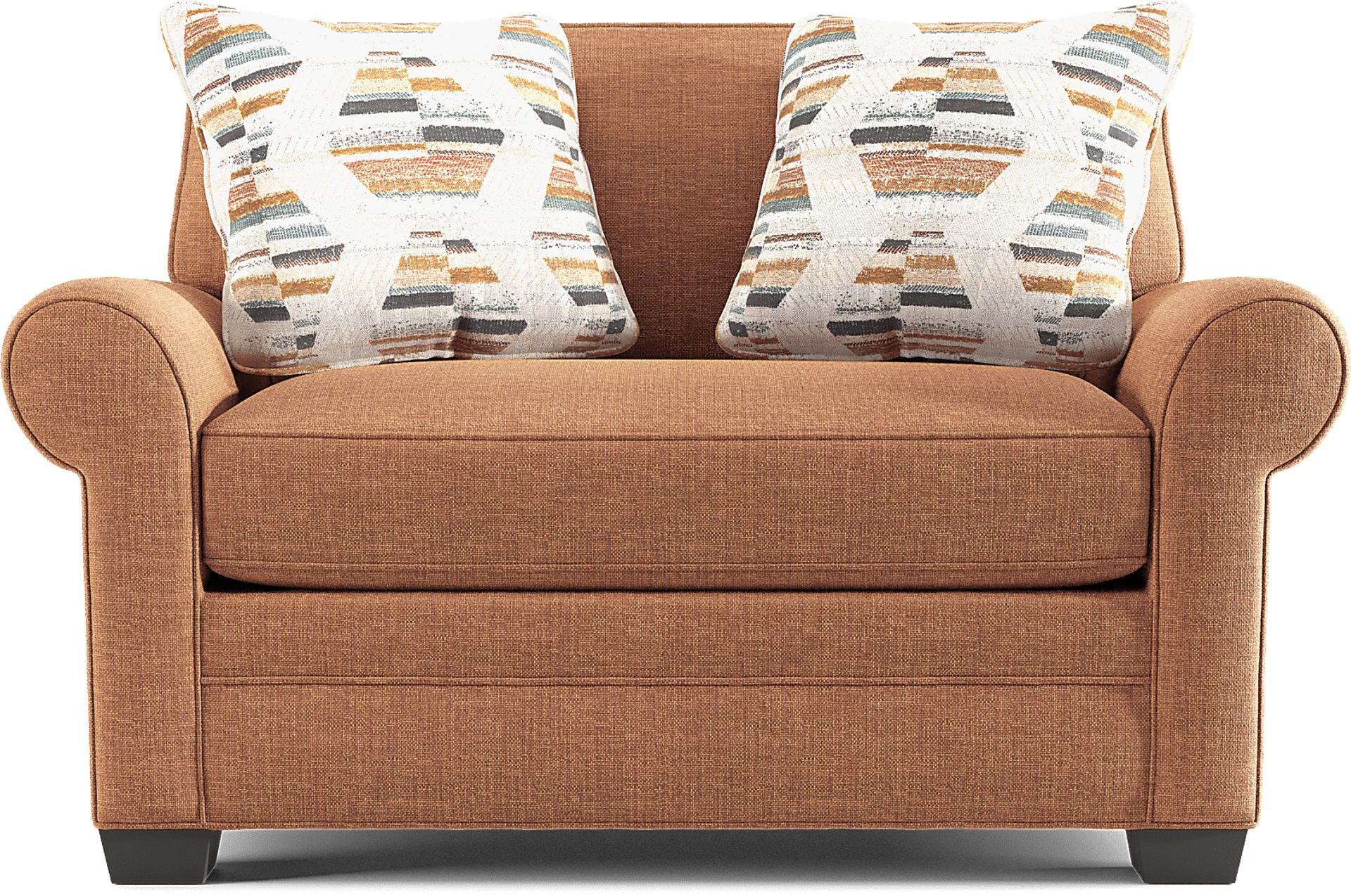 Bellingham Russet Textured Chenille Sleeper Chair - Image 4