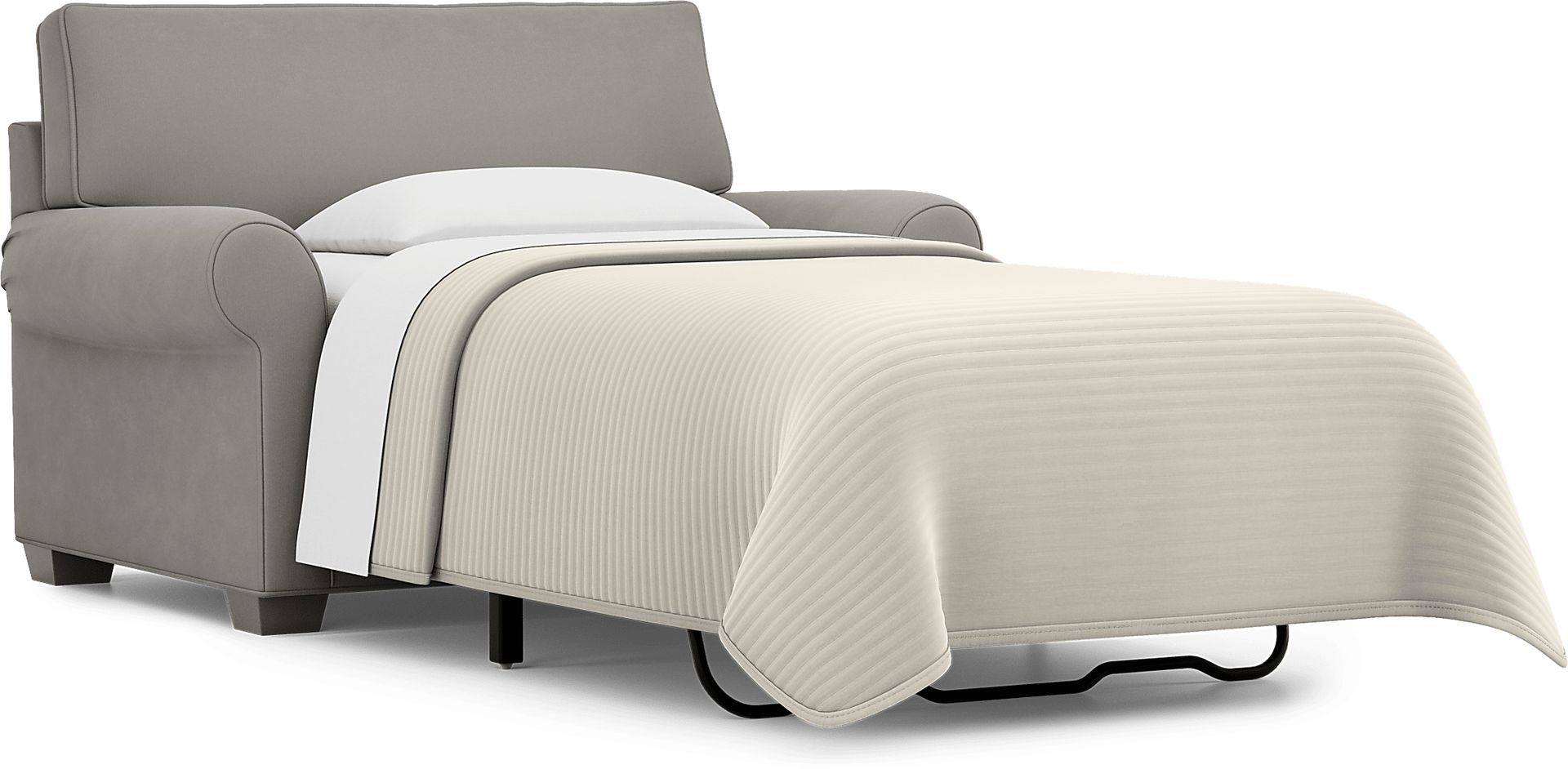 Bellingham Steel Microfiber Gel Foam Sleeper Chair - Image 2