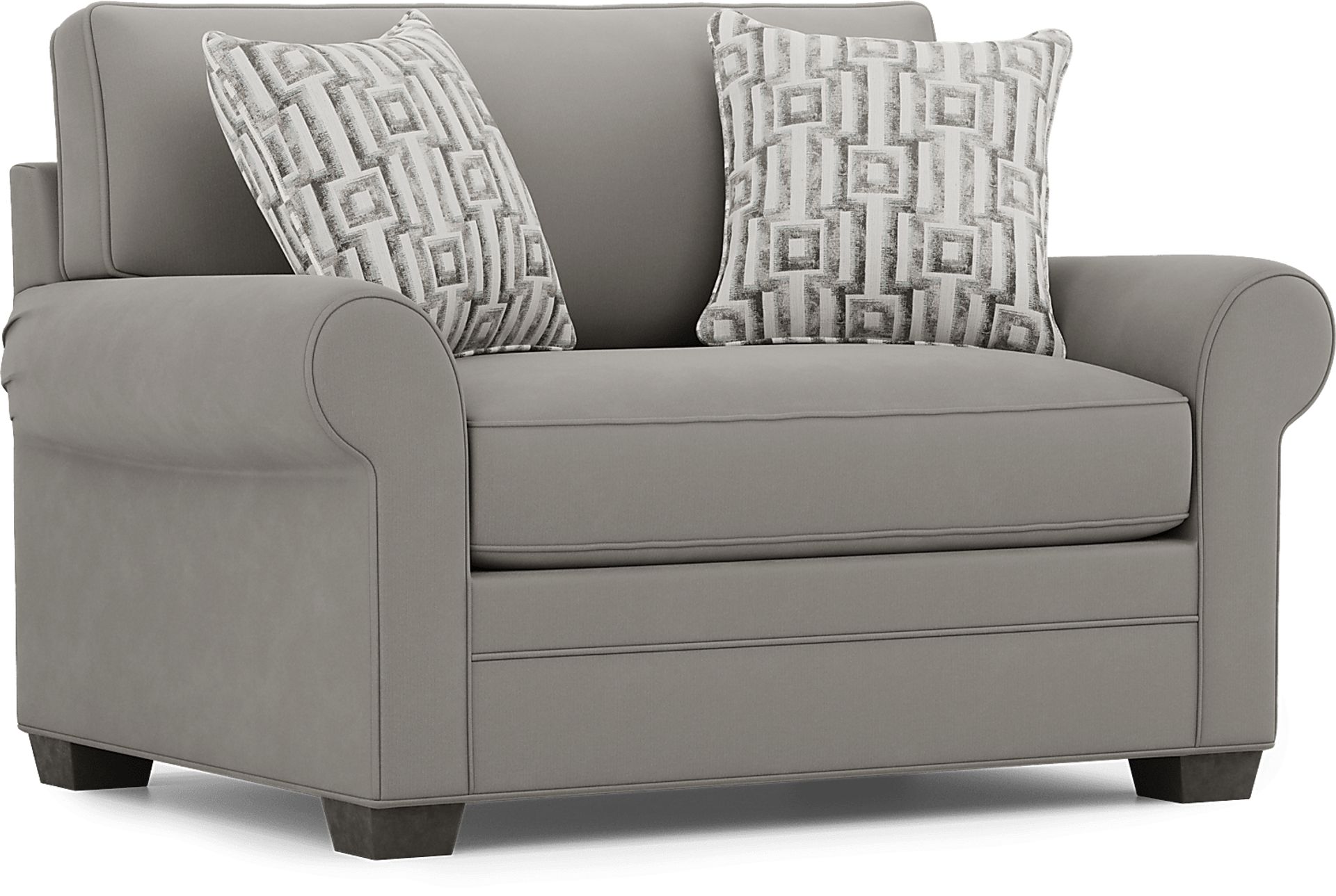 Bellingham Steel Microfiber Gel Foam Sleeper Chair - Image 1