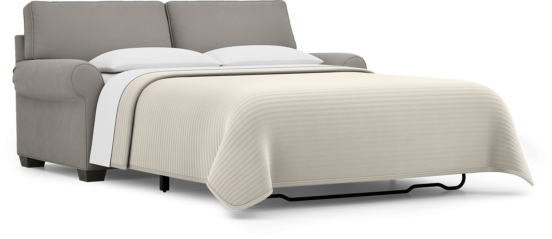 Bellingham Steel Microfiber Gel Foam Sleeper Loveseat - Image 2