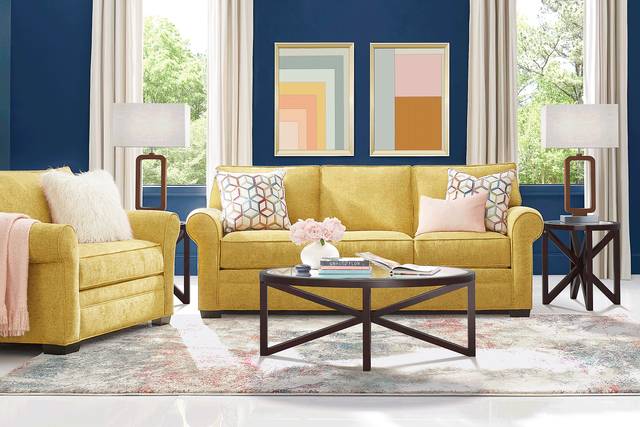 Bellingham Sunflower Textured Chenille Chair - Thumbnail - Image 2
