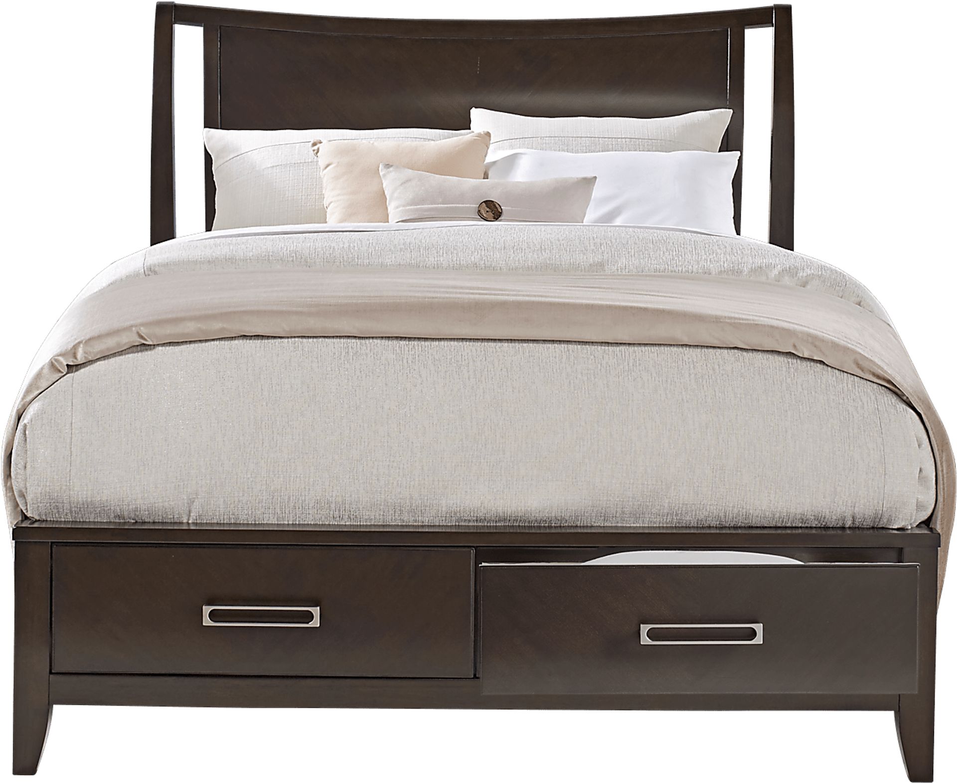 Bellissimo Java 3 Pc Queen Sleigh Bed with 2 Drawer Storage - Image 2