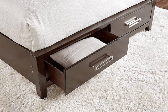 Bellissimo Java 3 Pc Queen Sleigh Bed with 2 Drawer Storage - Thumbnail - Image 3