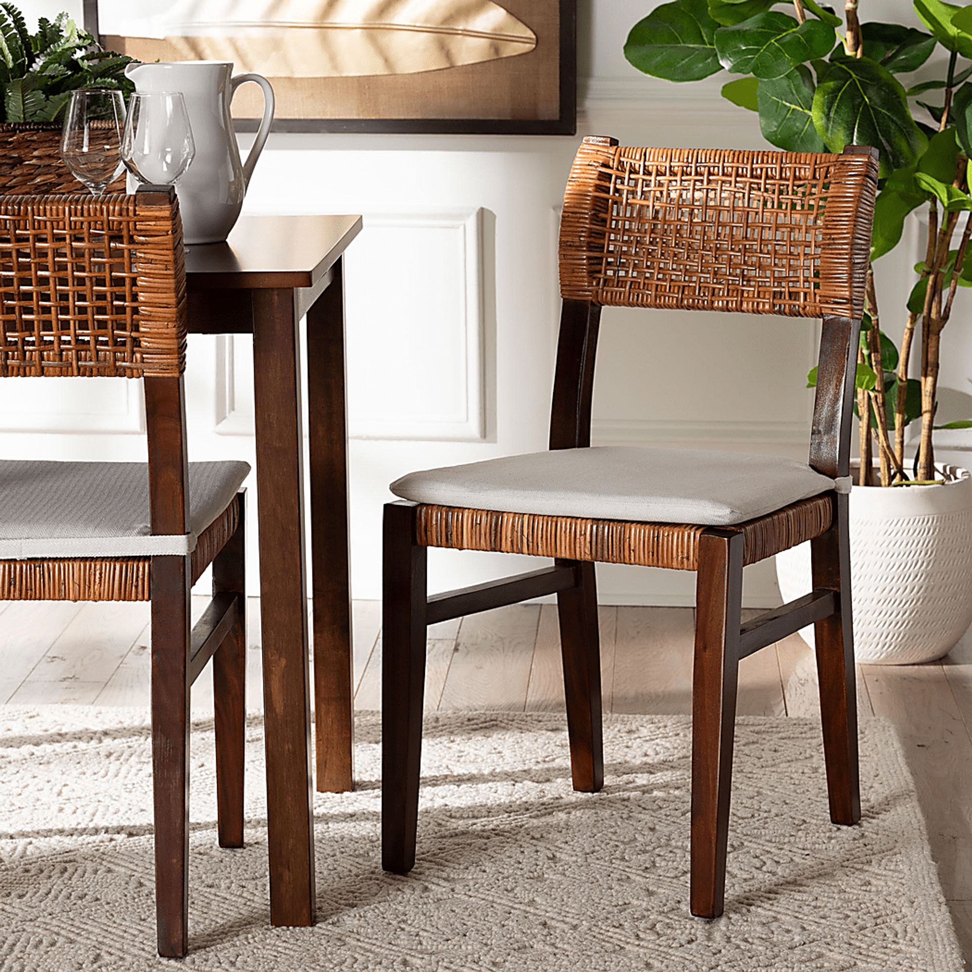Belliy Brown Dining Chair - Image 2