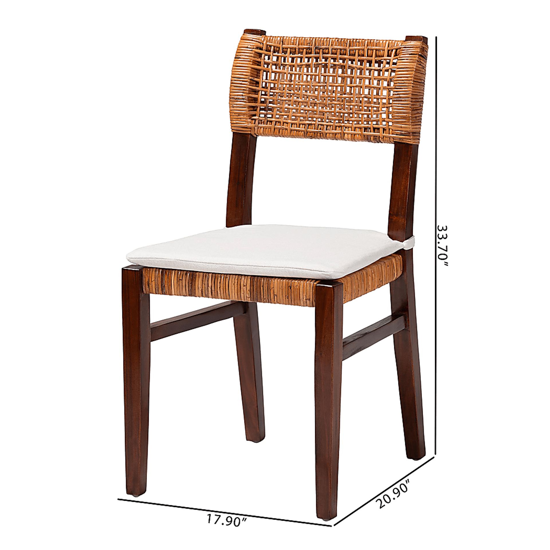 Belliy Brown Dining Chair - Image 3