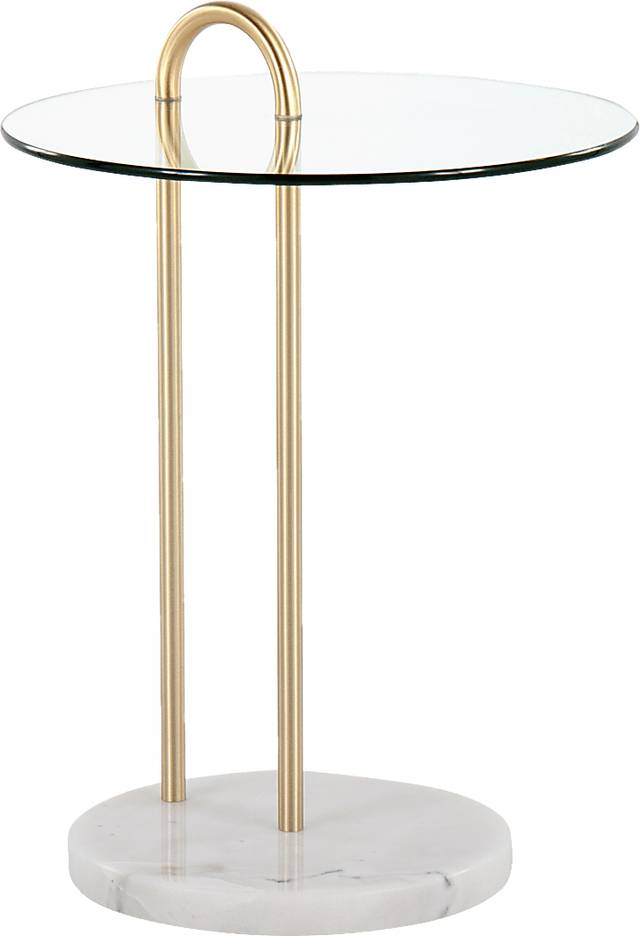 Bellknoll White Accent Table - Thumbnail - Image 1