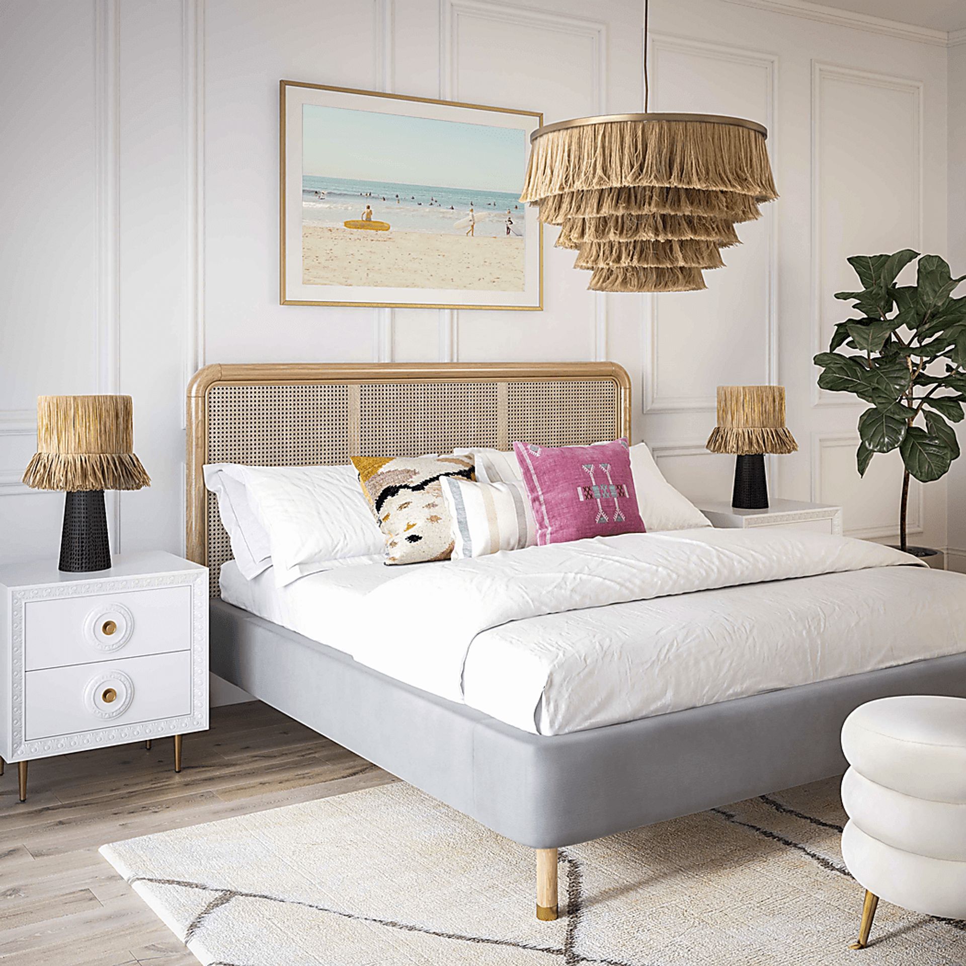 Bellmawr Gray King Bed - Image 2