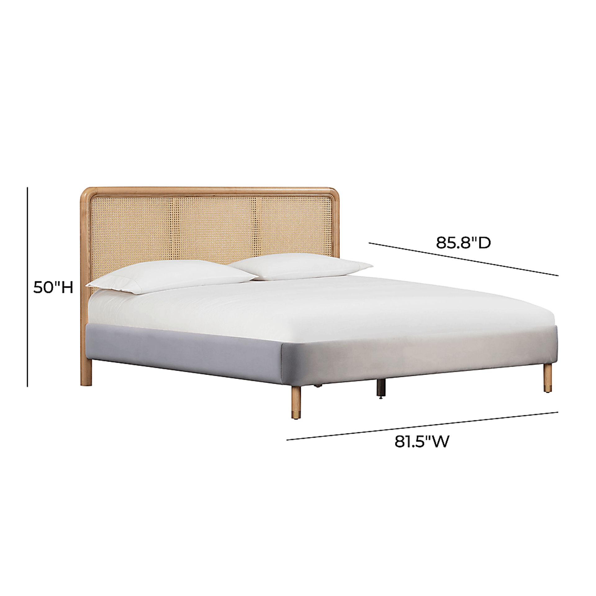 Bellmawr Gray King Bed - Image 10