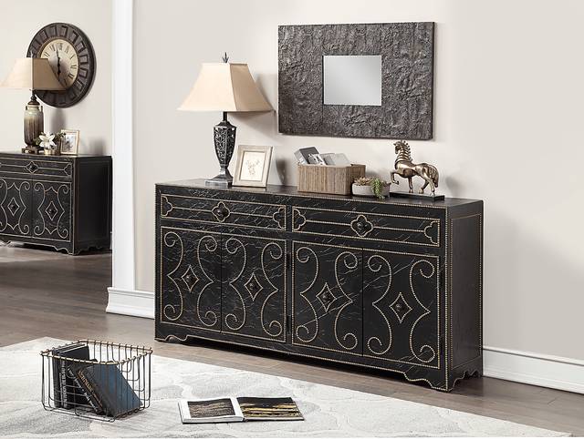 Bellnoll Black Credenza - Thumbnail - Image 4