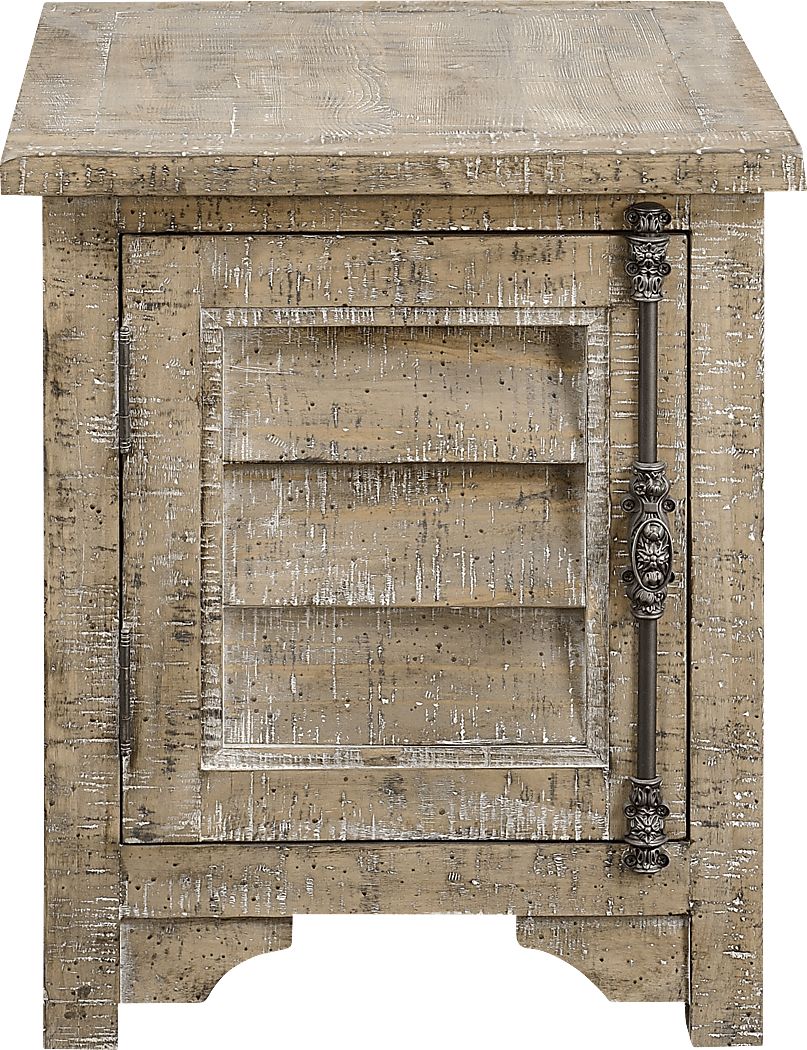 Belloc Beige Side Table