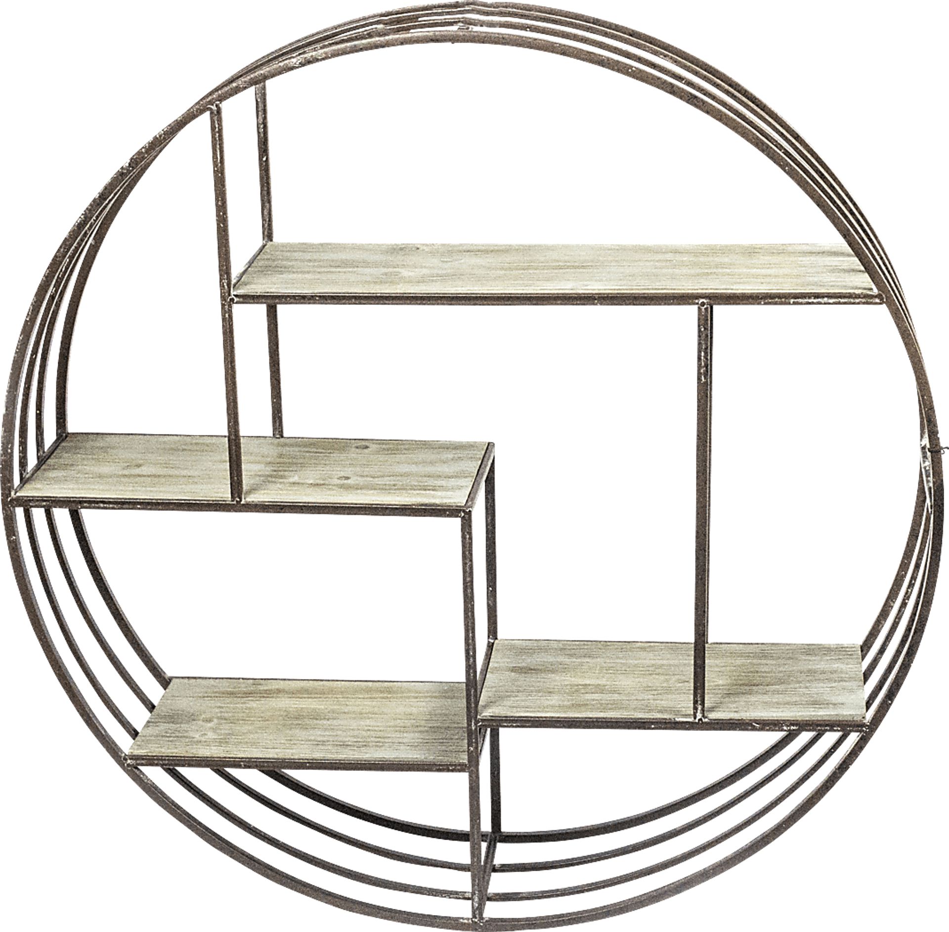 Bellomy Silver 4 Tier Wall Shelf - Image 1