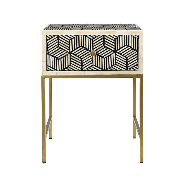Bellsor Black Nightstand - Thumbnail - Image 2