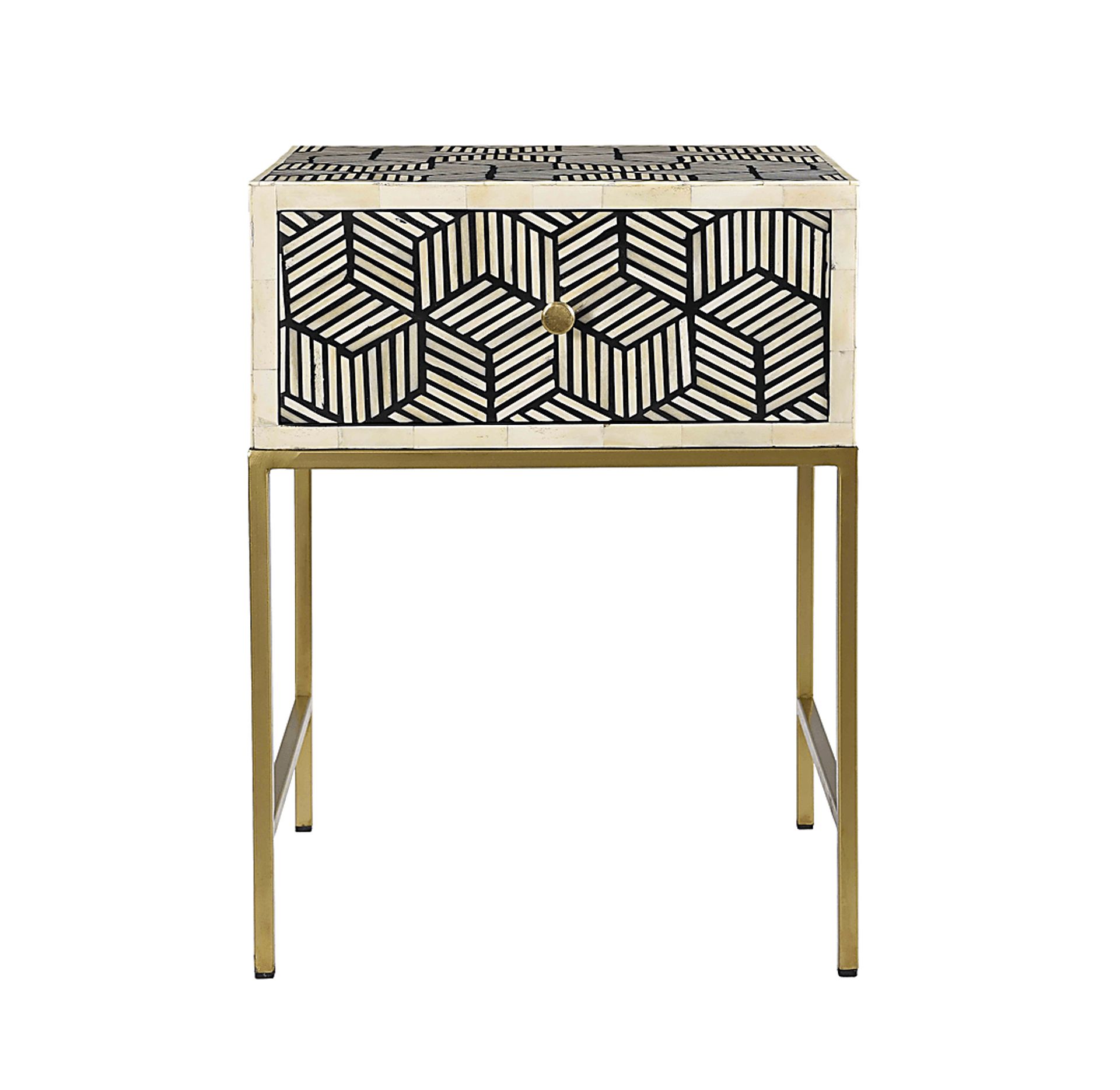 Bellsor Black Nightstand - Image 2