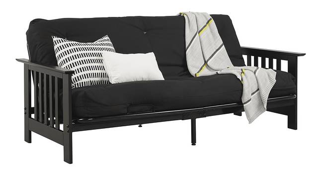 Kids Bellwood Black Futon with Futon Mattress - Thumbnail - Image 2