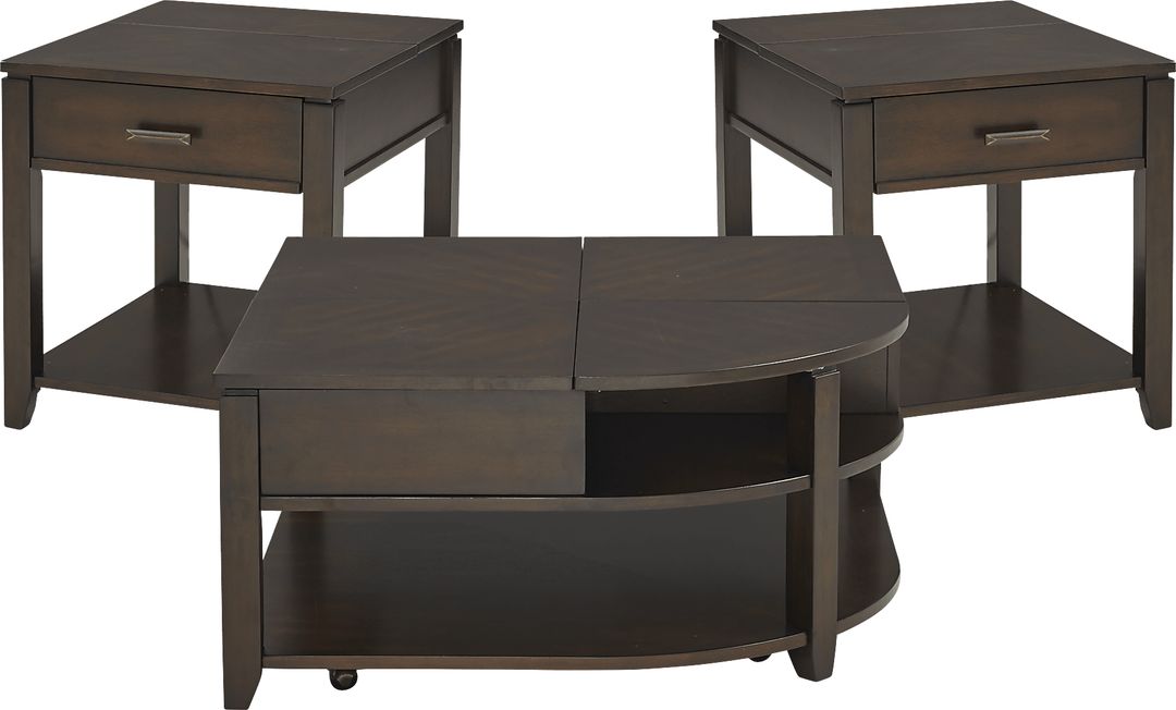 Belman Brown 3 Pc Table Set