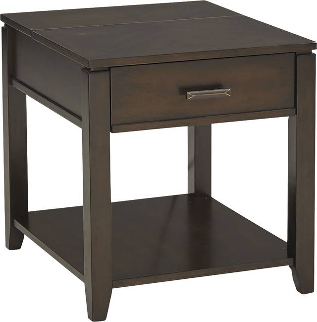 Belman Brown End Table - Thumbnail - Image 1