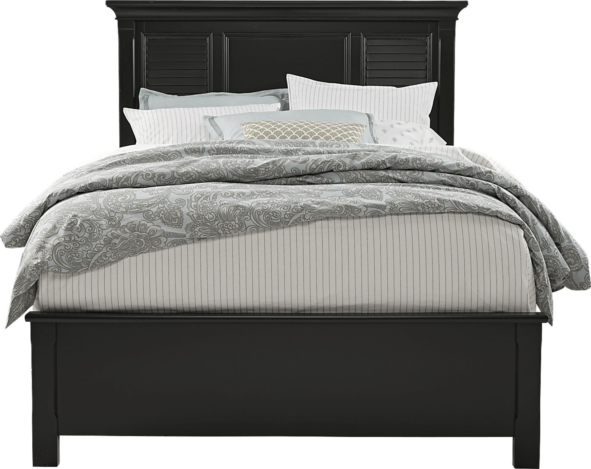 Belmar Black 3 Pc Queen Bed - Image 1