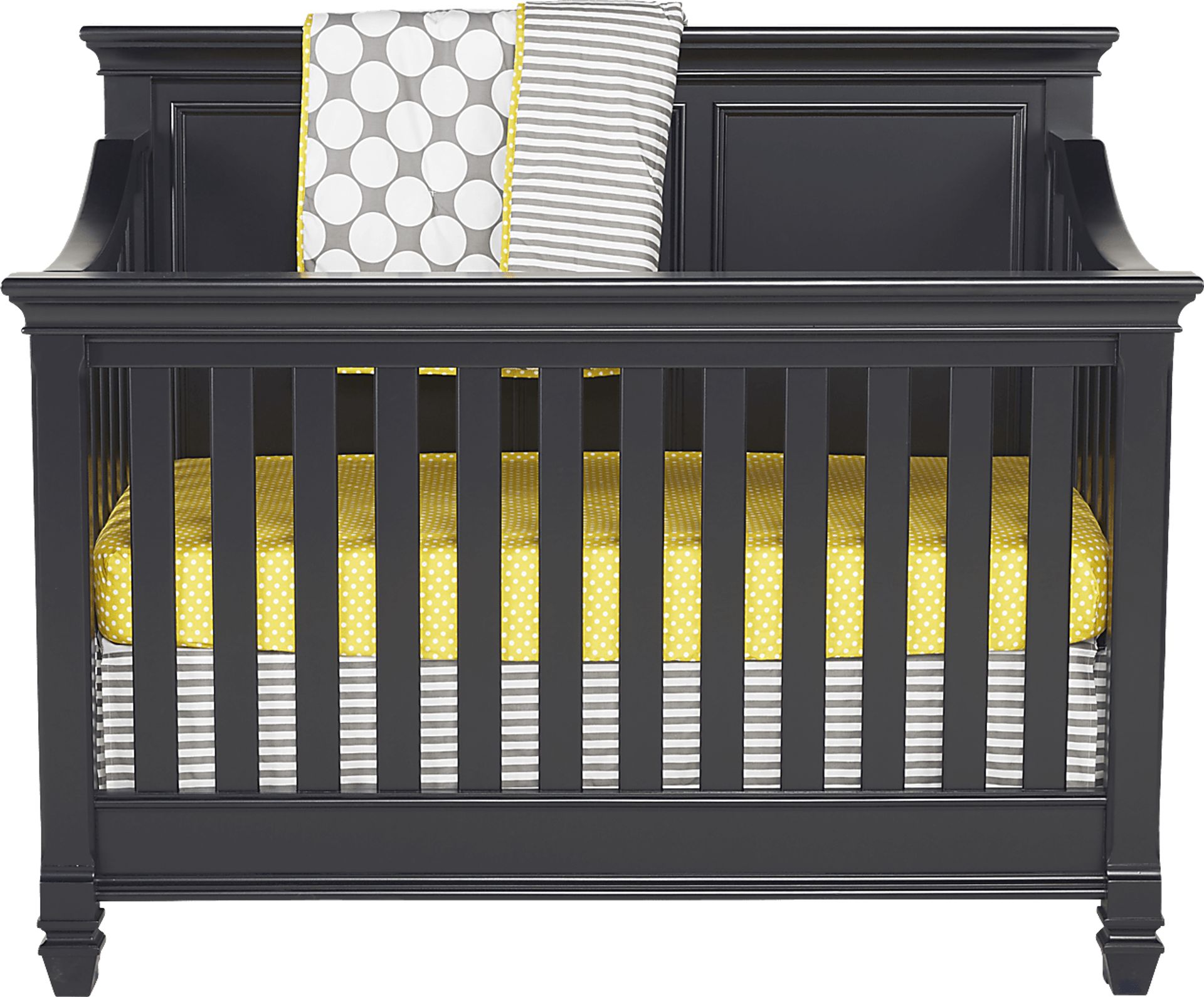 Belmar Black Crib with Toddler & Conversion Rails - Image 2