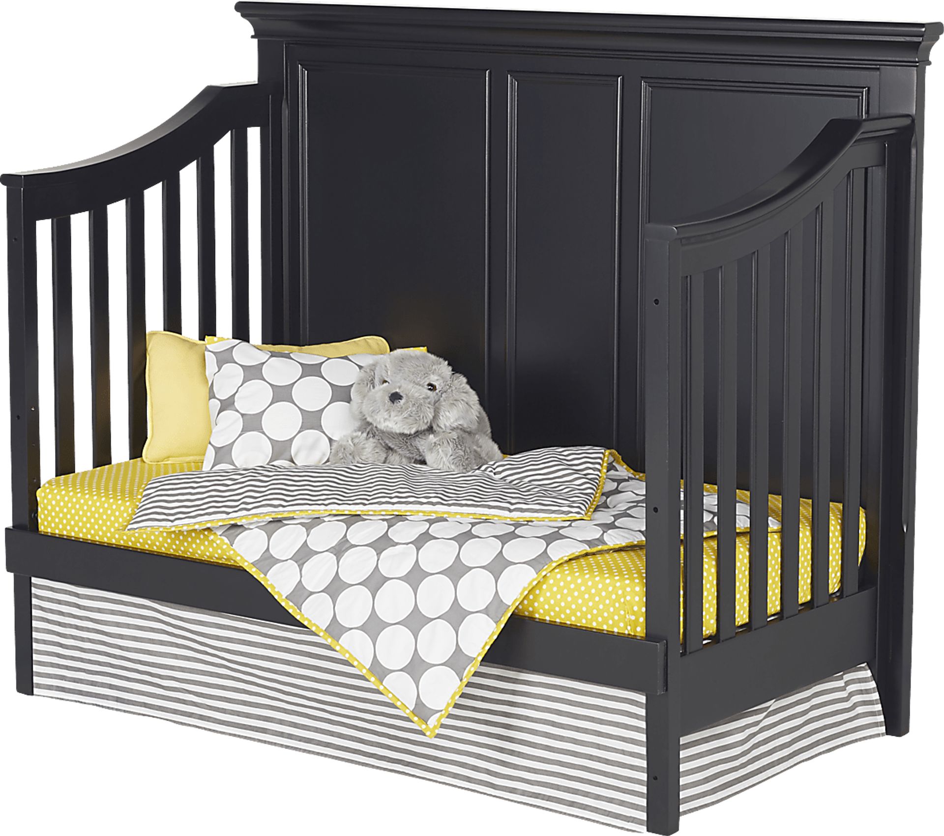 Belmar Black Crib with Toddler & Conversion Rails - Image 3