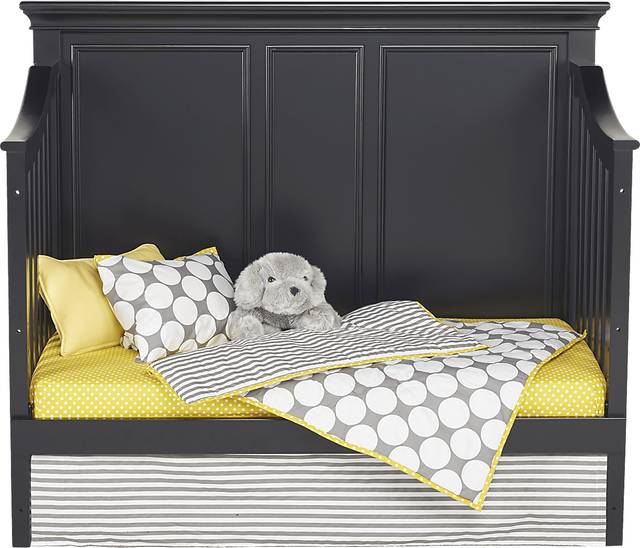 Belmar Black Crib with Toddler & Conversion Rails - Thumbnail - Image 5