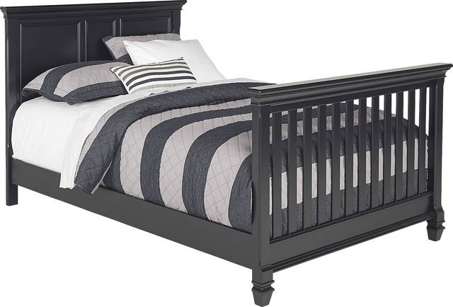 Belmar Black Crib with Toddler & Conversion Rails - Thumbnail - Image 6