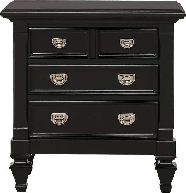 Belmar Black Nightstand - Thumbnail - Image 1