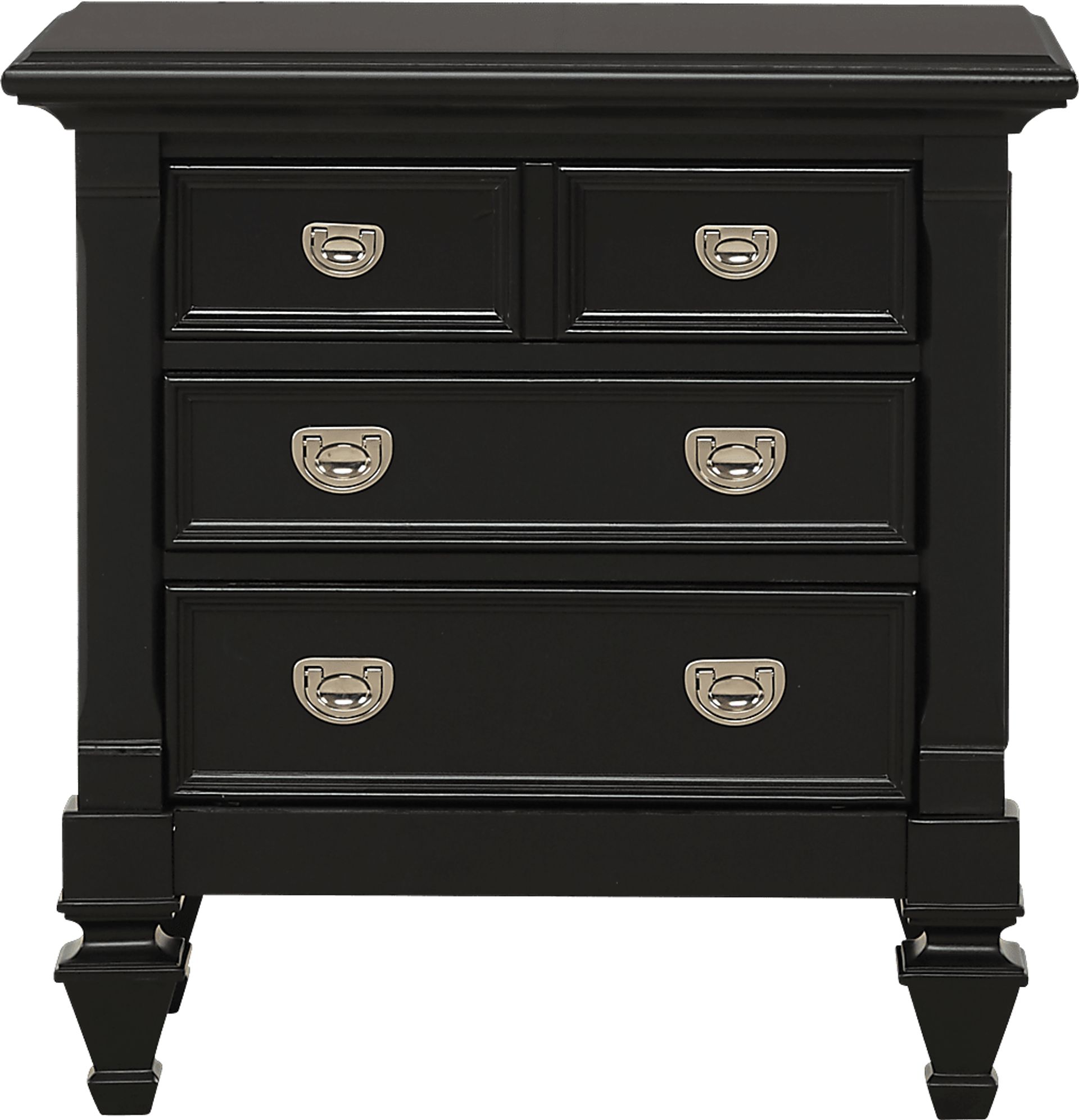 Belmar Black Nightstand - Image 1