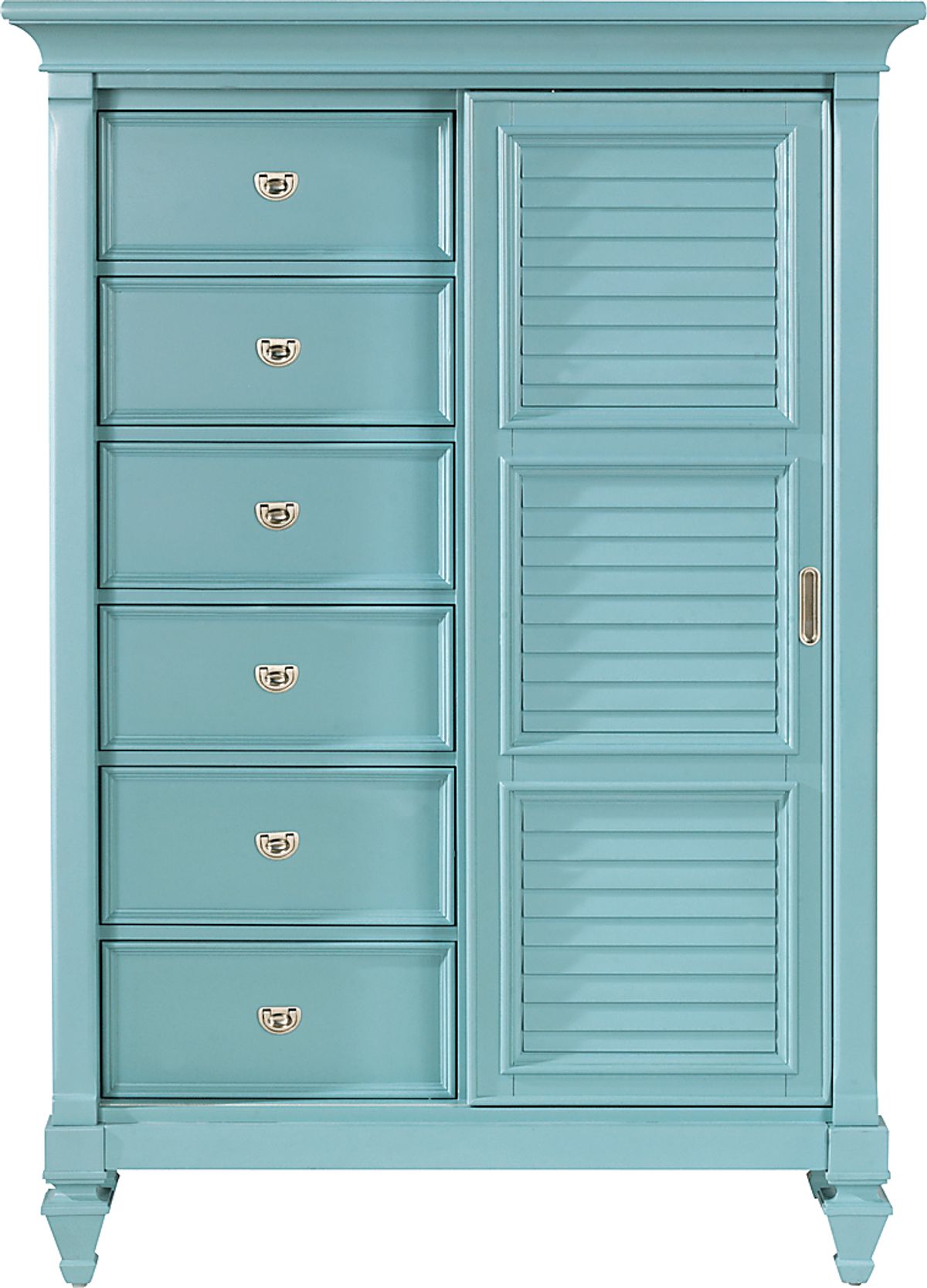 Belmar Blue Colors Gentleman'S Chest Rooms to Go