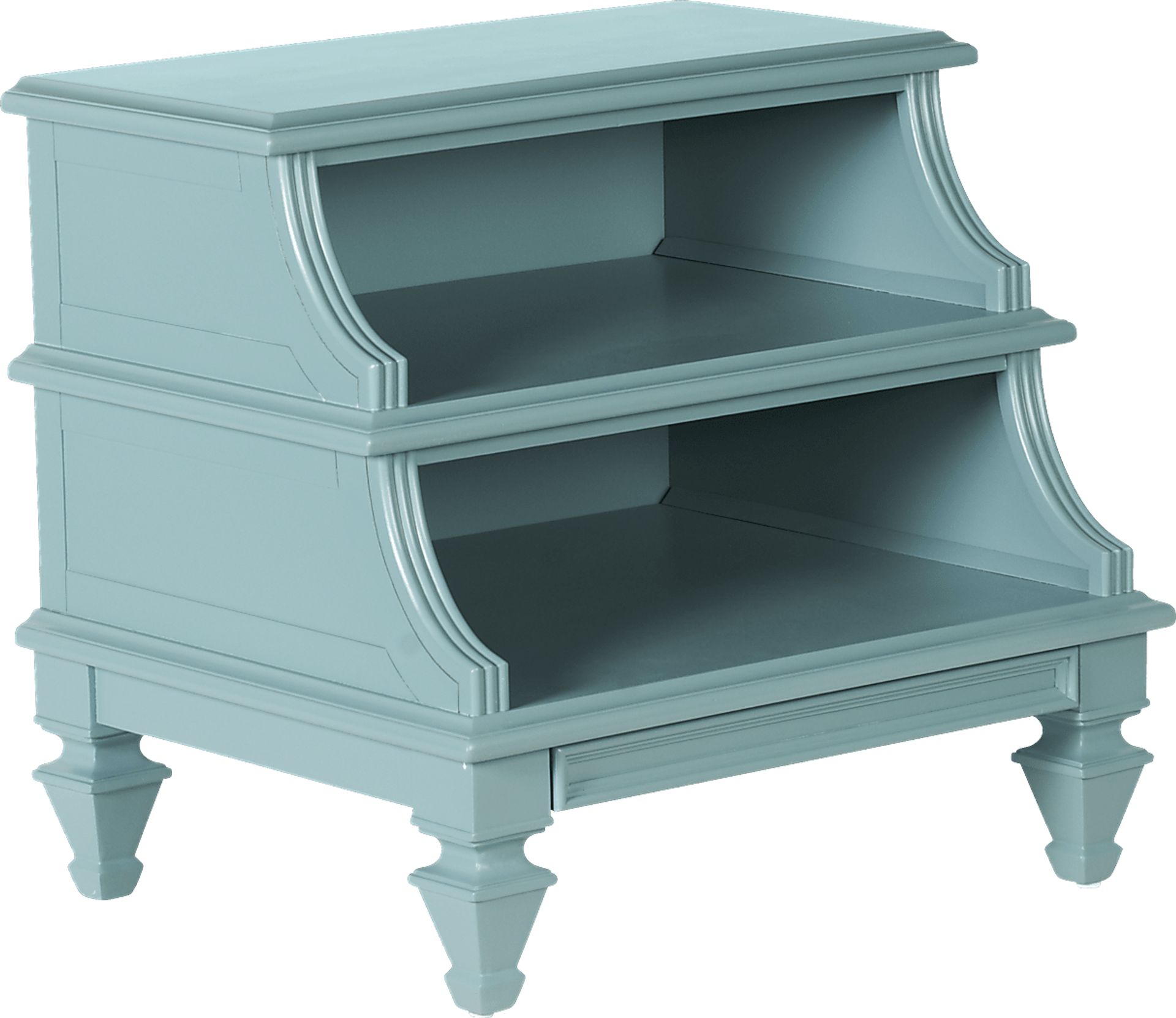 Belmar Blue Step Nightstand - Image 1
