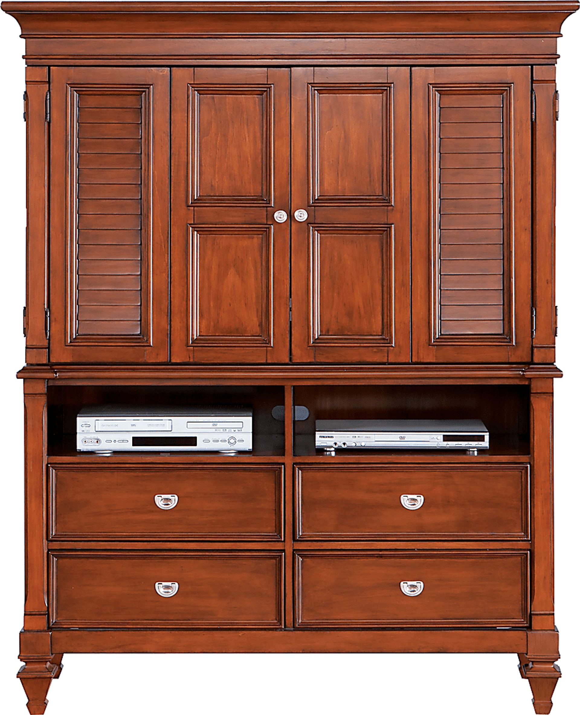 Belmar Dark Pine 2 Pc Media Chest - Image 1