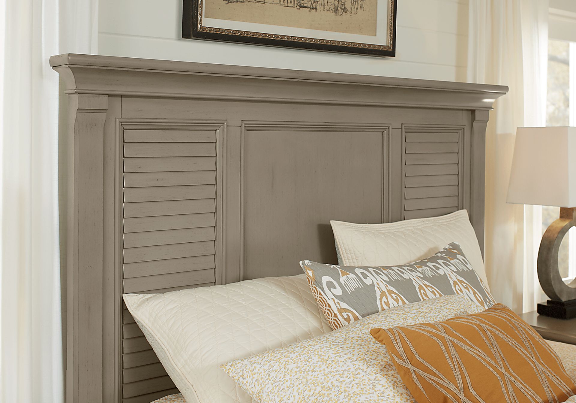 Belmar Gray 5 Pc Queen Panel Bedroom - Image 3