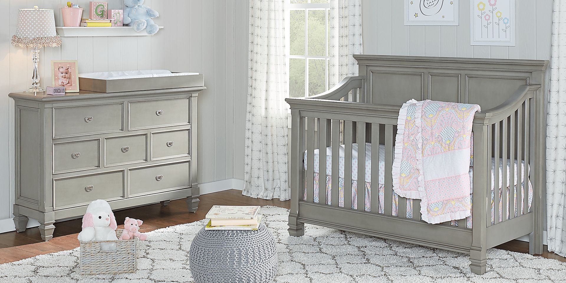 Belmar Gray 4 Pc Nursery - Image 1